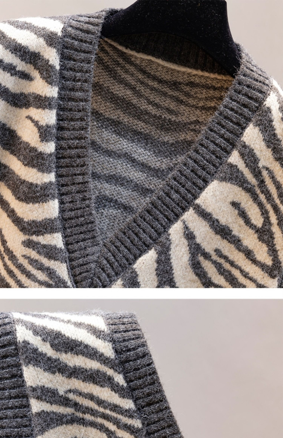 Áo khoác len dáng rộng cổ V không tay thời trang mùa thu 2021 cho nữ  | BigBuy360 - bigbuy360.vn