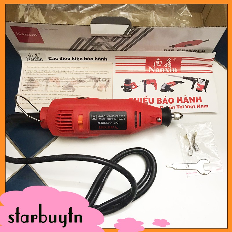 máy khoan mini Nanxin 5032 chạy điện 220, khoan con chuột