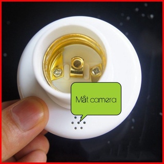 Camera wifi an ninh, camera siêu rẻ kiểu dáng đui đèn, độ phânngiaif 4k siêu nét, tặng kèm thẻ 8gb và chuôi đèn xoay 360