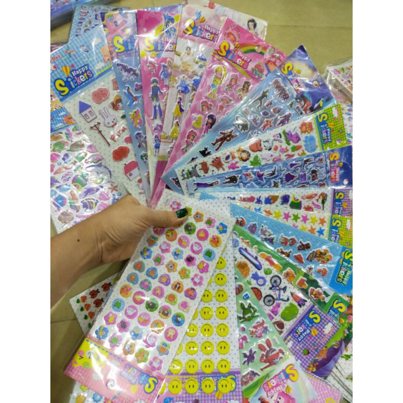 Stickers 3D mix hơn 40 mẫu
