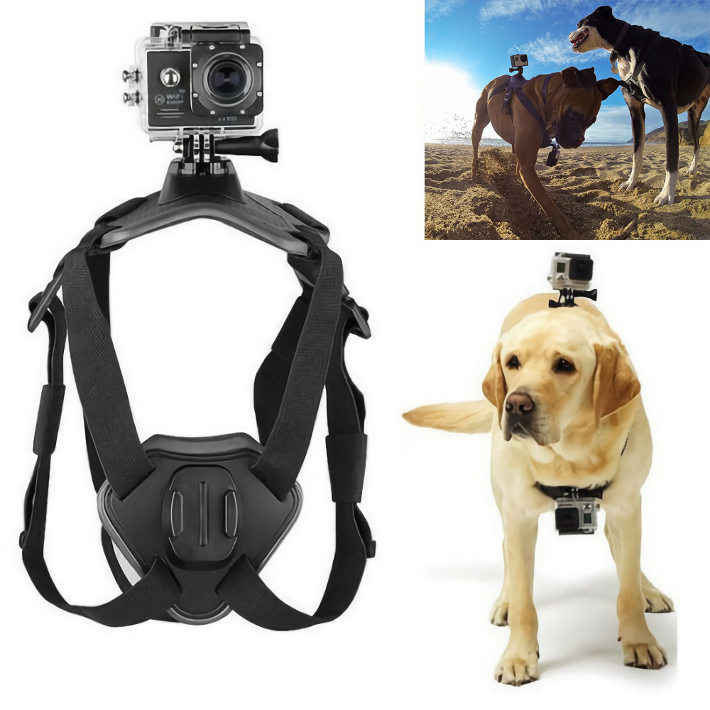 Bộ Dây Đai Đeo Ngực Có Thể Điều Chỉnh Cho Máy Ảnh Gopro Đen