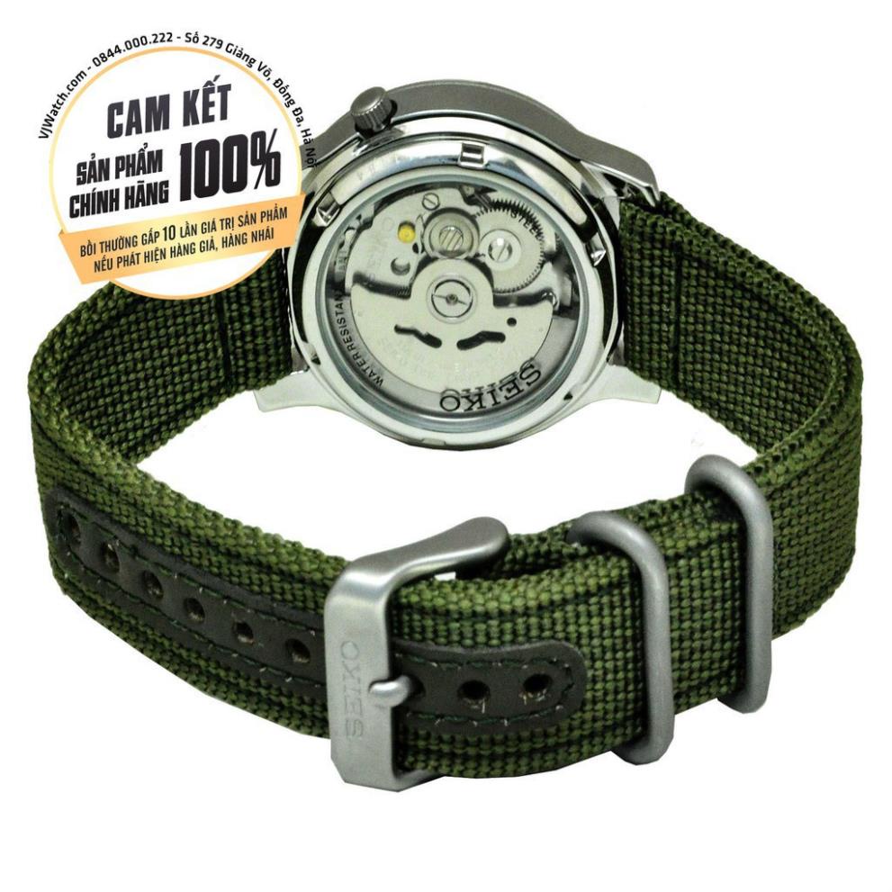 Đồng hồ nam Seiko 5 quân đội SEIKO SNK805K2 ♥ FREESHIP ♥ TẶNG 1 DÂY DA BÒ 🎁 size mặt 37mm, dây Nato đủ màu