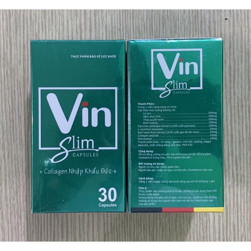 Giảm Cân VIN SLIM  - Nguyên liệu NK Đức - Giảm béo phì hiệu quả.