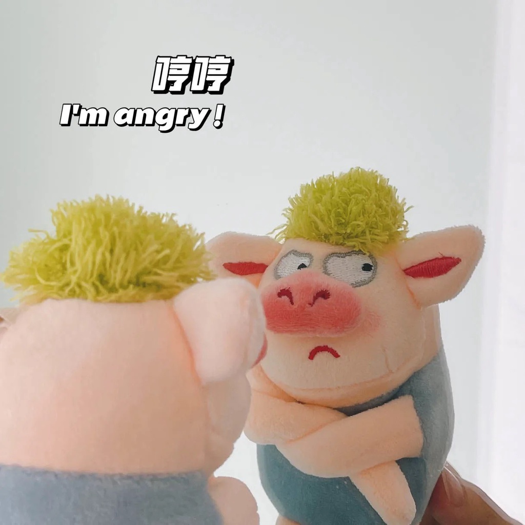 Móc Khóa Hình Heo Nhồi Bông Dễ Thương