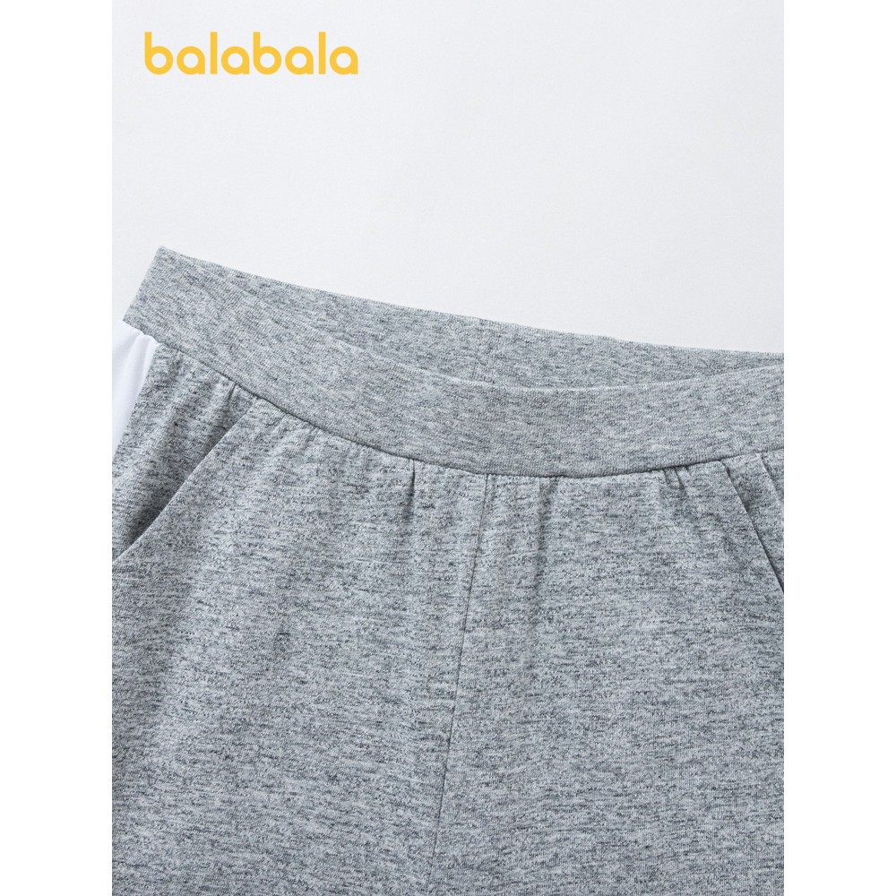 (7-16 tuổi) Quần lửng bé gái hãng BALABALA 20322111300200202 (màu ghi) và 20322111300290001 (màu đen)