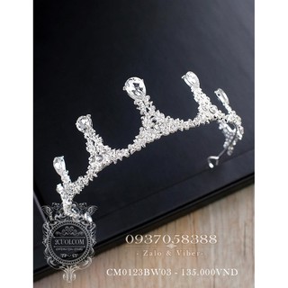 Vương miện cài tóc cô dâu