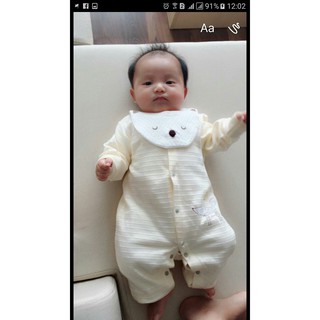 Body cotton cúc 0-12m