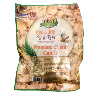 Kẹo Gừng Cao Cấp Hàn Quốc Premium Ginger Candy (Gói 200g)