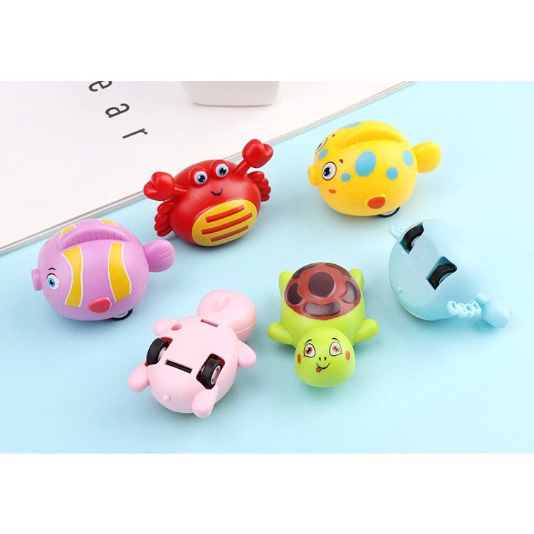 Động vật biển chạy cót xinh xắn cho bé yêu - xe thú chạy đà -  Smart Baby