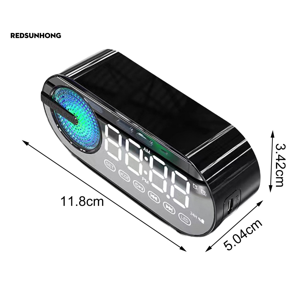 Loa Bluetooth 5.0 Kiêm Đài FM Có Thể Sạc Lại Cho Gia Đình