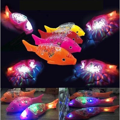 Đồ Chơi Lồng Đèn Cá Chép Có Nhạc, Đèn Cho Bé & Lồng đèn trung thu nhựa ráp mẫu mới 2022
