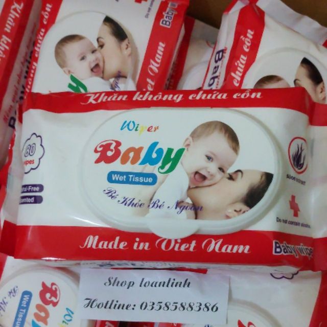 Khăn ướt baby gói 80 tờ