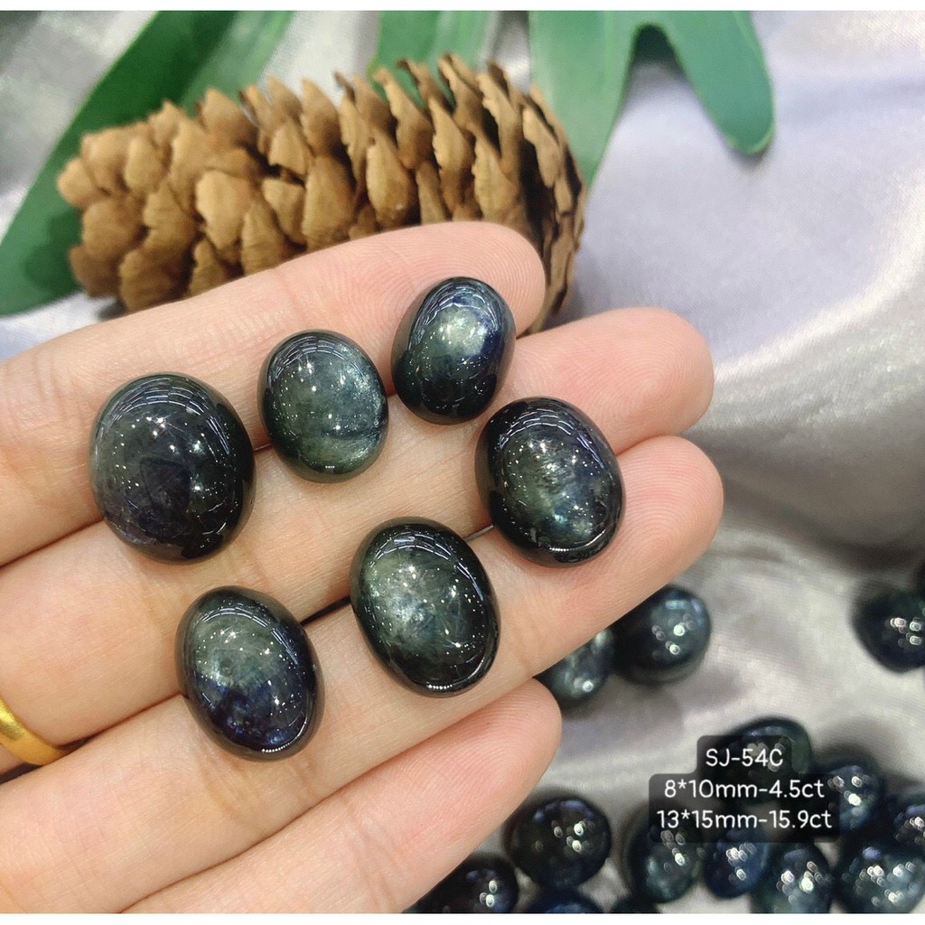 Mặt Đá Sap- phire Xanh Đen Cao Cấp