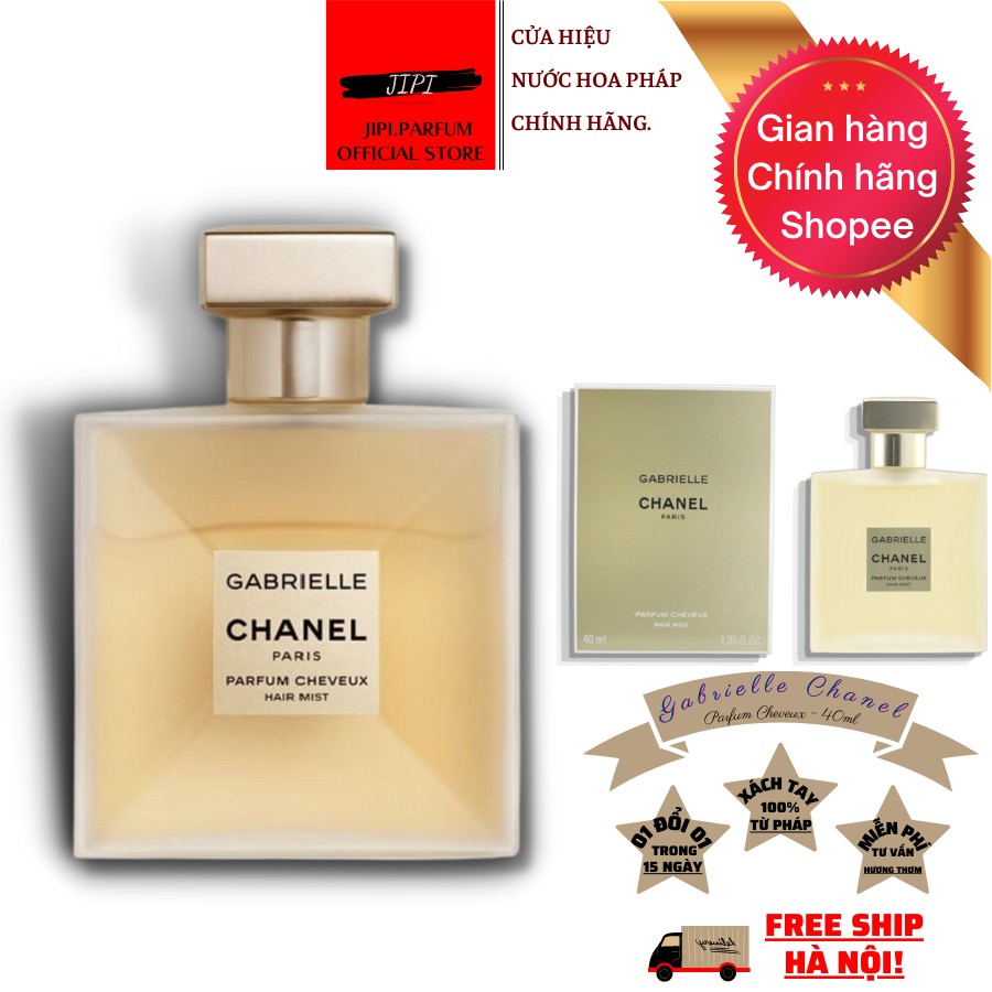 Nước hoa dành cho tóc nữ GABRIELLE CHANEL - PARFUM CHEVEUX - HAIR MIST - Dạng xịt 40ml - Chính hãng Chanel (Paris)