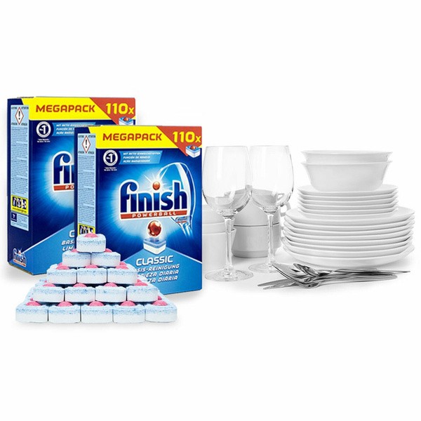 Viên rửa bát finish 110 viên (NK Đức)