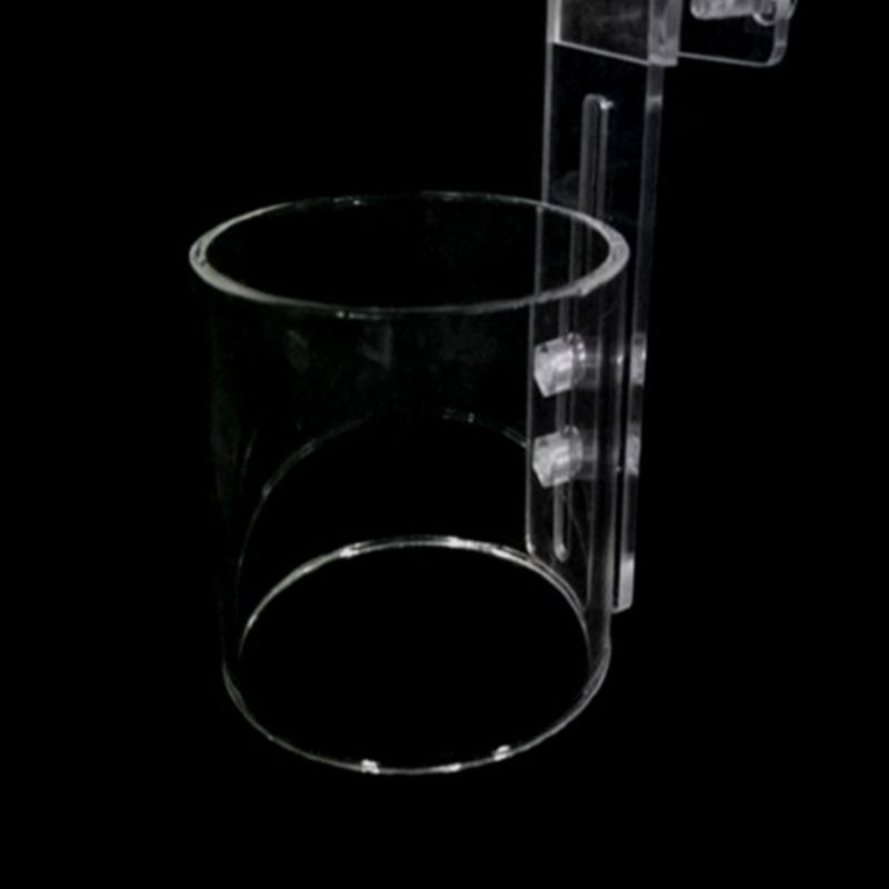 Dụng Cụ Cho Cá Ăn Hình Tròn Bằng Acrylic Trong Suốt Tiện Dụng