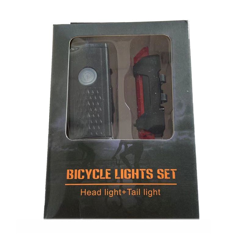 Đèn Led Cảnh Báo An Toàn Chống Thấm Nước Sạc USB Gắn Phía Sau Xe Đạp MTB