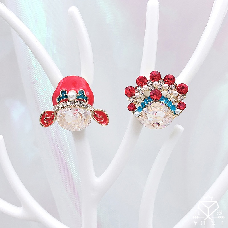 Bông Tai Tua Rua Hình Chữ Happy New Year Phong Cách Trung Hoa Cổ Điển Thời Trang