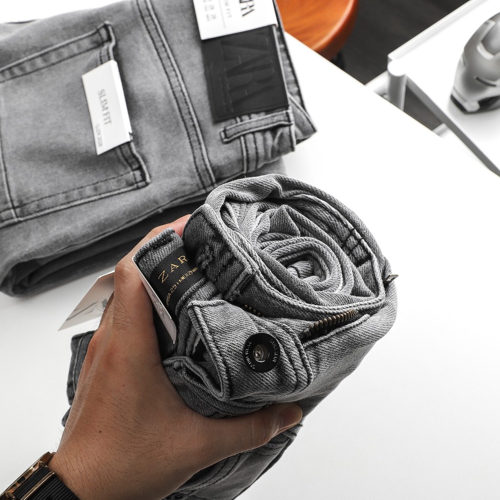 🔥QUẦN JEAN ZARA LIGHT GRAY 2028