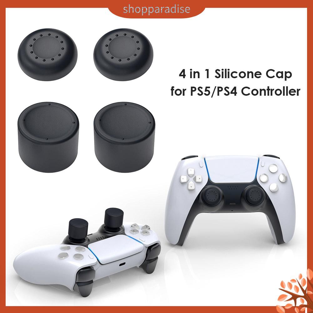 Set 4 Nút Bấm Silicone Chống Trượt Cho Tay Cầm Chơi Game Ps5 / Ps4