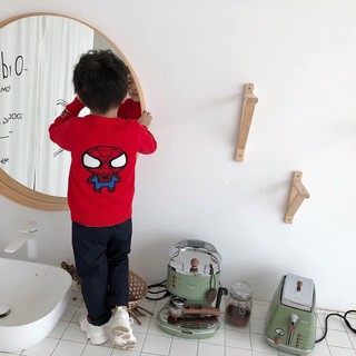 Áo len cadigan nhện batman