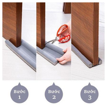 Thanh Nẹp Xốp Chặn Khe Cửa - Ron, Đệm Cửa - Chống Ồn, Chống Thoát Hơi Máy Lạnh, Chống Bụi, Ngăn Côn Trùng.