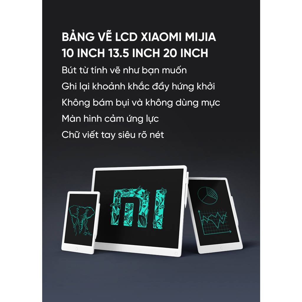 Bảng Vẽ Điện Tử Xiaomi LCD 10 inch - Bảng Vẽ Thông Minh Cho Bé