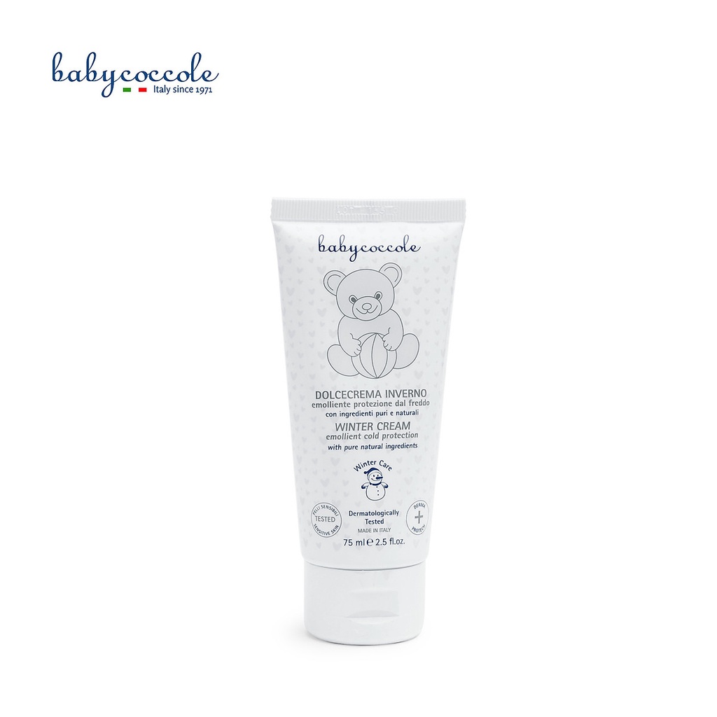 Kem giữ ấm từ sáp ong và vitamin Babycoccole 75ml 0M+