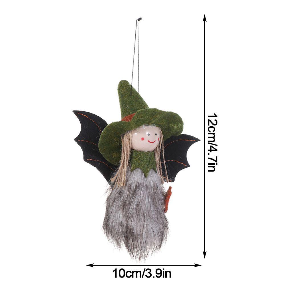 Búp Bê Nhồi Bông Hình Cánh Thiên Thần Trang Trí Cây Thông Giáng Sinh Halloween