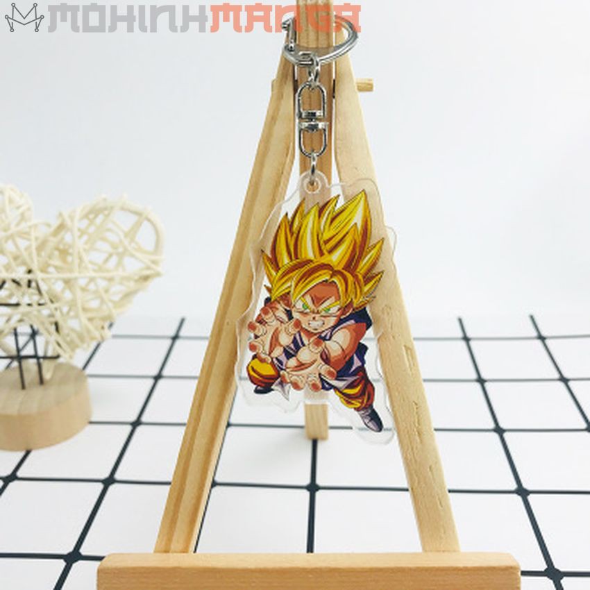 [CÓ QUÀ TẶNG] Móc khoá Dragon Ball Bảy Viên Ngọc Rồng Son Goku Gohan Picolo Krillin Yamcha Vegeta Ma bư Vegito Frieza