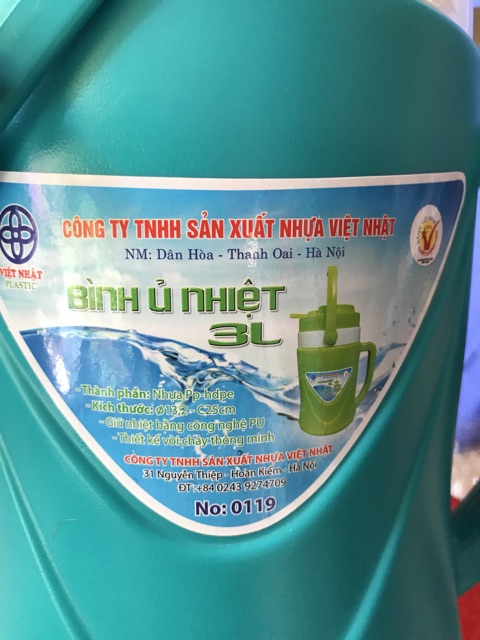 Bình ủ nhiệt 2L-3L Việt Nhật