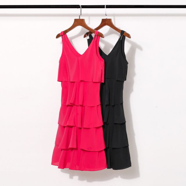 Đầm BCBG  ruffled dress