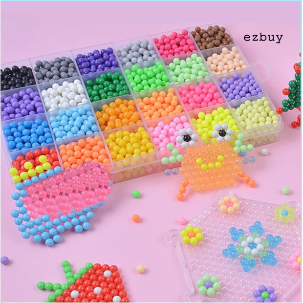 FOLLOW TẶNG 3KHÀNG CÓ SẴN Bộ đồ chơi xếp hình hạt nhựa màu nước sáng tạo aquabeads Nhật Bản 10 15 24 màu CHỌN MẪUVO