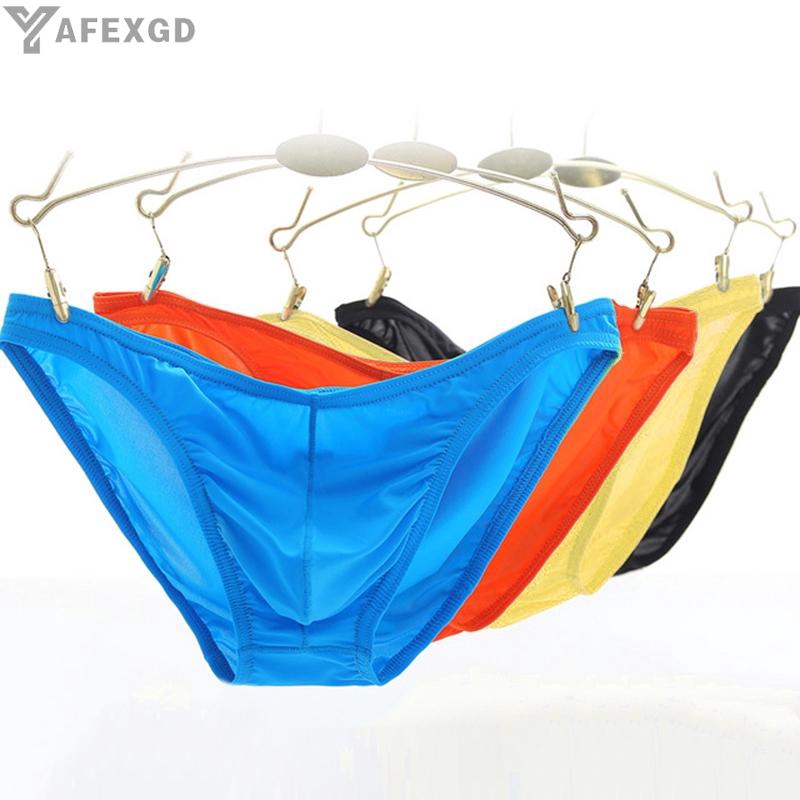 Quần lót chất liệu ni lông xuyên thấu thời trang cho nam M-2XL