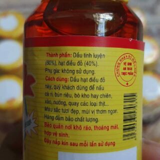 [HCM] Dầu Hạt Điều Đỏ Ngon 100ml