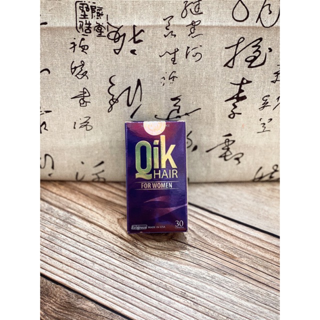 [For Woman] QIK HAIR - Giảm Rụng, Mọc Tóc Chắc Khỏe