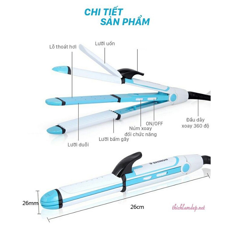 Máy tạo kiểu tóc 4 In 1 Shinon SH-8005