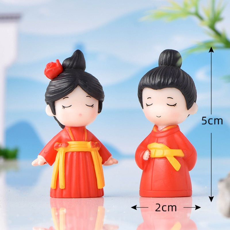 Set 2 Tượng Cặp Đôi Trang Trí Sân Vườn