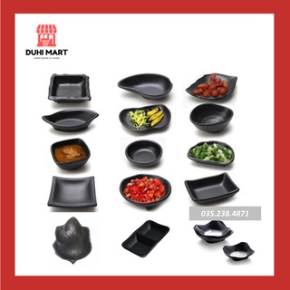 Đĩa chấm, bát đựng gia vị nhựa phíp melamine đồ dùng nhà bếp nhiều mẫu lựa chọn - duonghieu6789