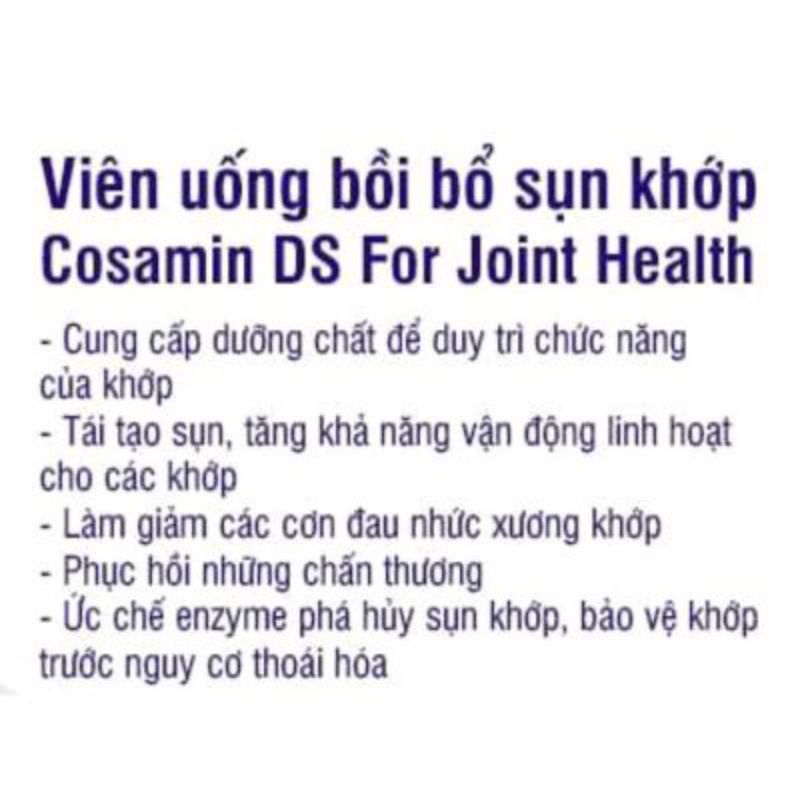 Viên uống bổ sụn khớp COSAMIN DS