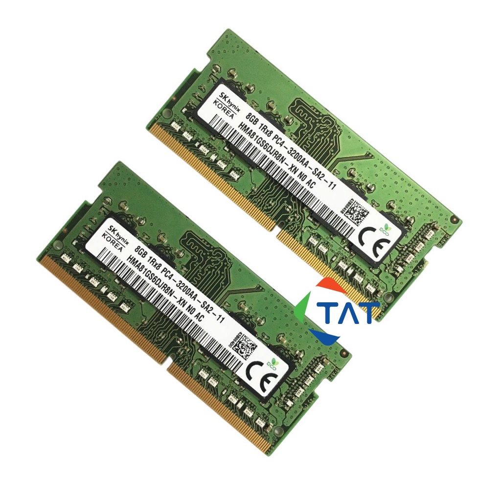 Ram Laptop DDR4 8GB SK Hynix 3200MHz Chính Hãng - Mới Bảo hành 36 tháng