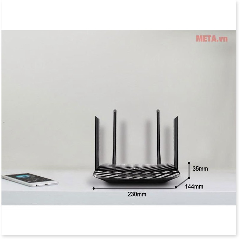 Router Wifi Băng Tần Kép TP-Link Archer C6 Gigabit AC1200 MU-MIMO - MrPhukien