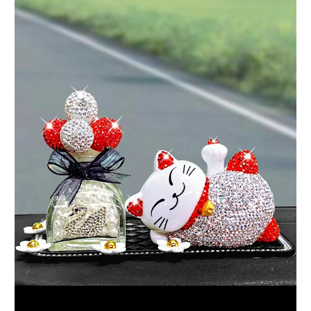 Mèo Thần Tài Trang Trí ô tô