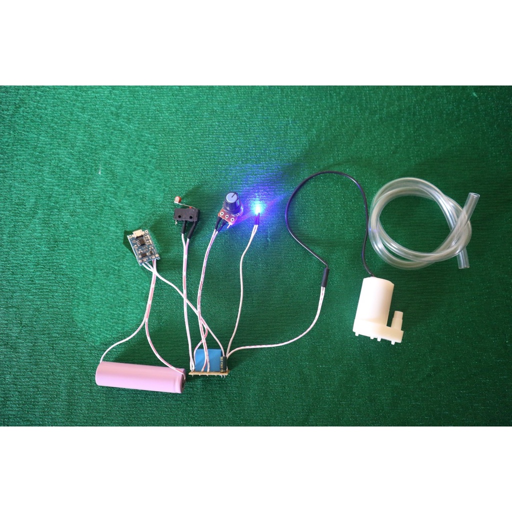 Combo Mạch Chế Bình Rót Rượu Tự Động 3v7 Hàn Sẵn