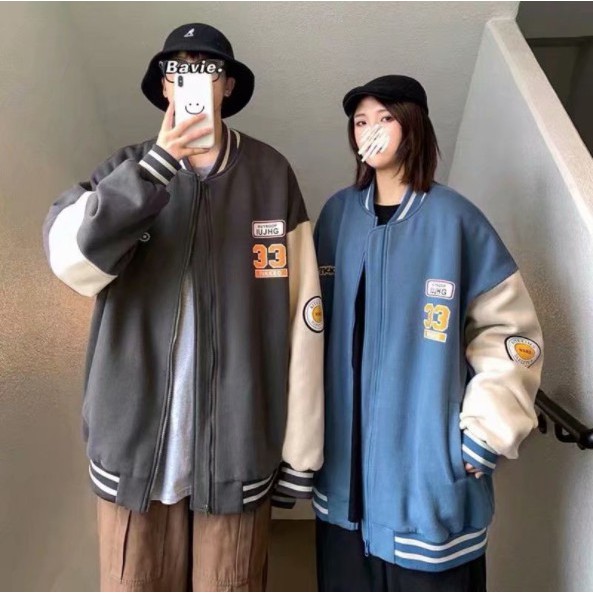(MỚI) Áo khoác bóng chày Unisex