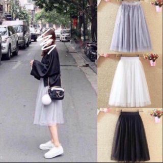 XẢ KHO 3 NGÀY ] Chân váy lưới tutu nhiều màu ❤  CÓ SẴN ❤Chân váy công chúa tulle shirt 100k