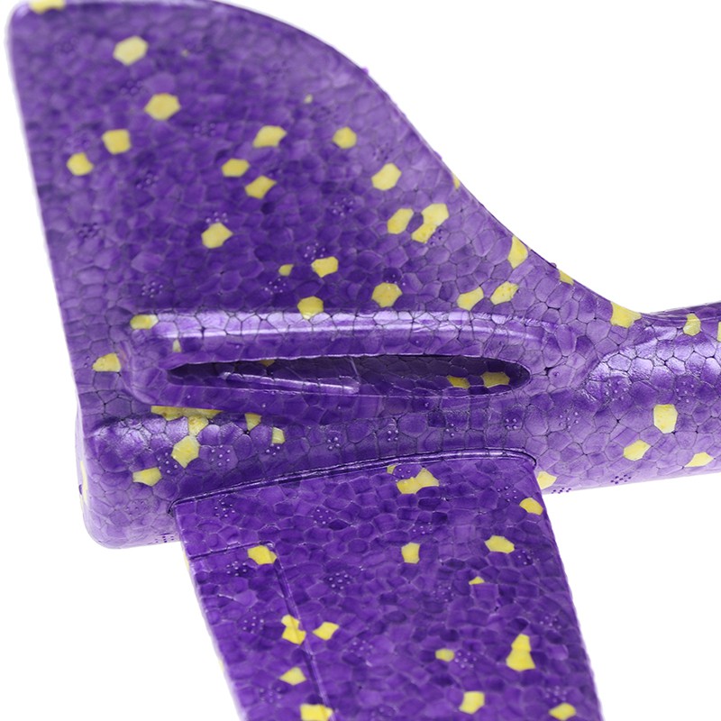 Máy Bay Xốp Đồ Chơi 48cm Có Đèn LED Phát Sáng DIY Cho Bé