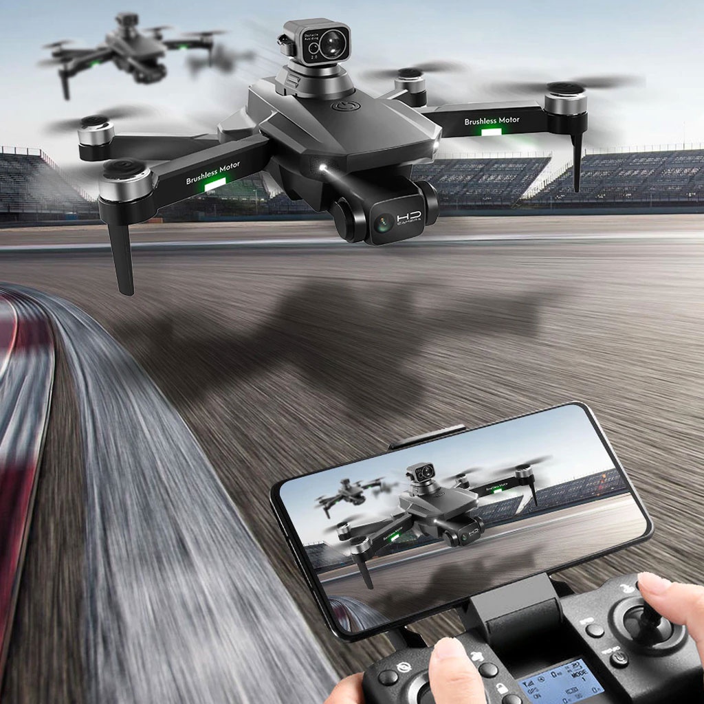 Máy bay drone RG101 MAX 2 camera HD - trang bị cảm biến va chạm OAS, Flycam mini quay phim chụp ảnh kết nối wifi