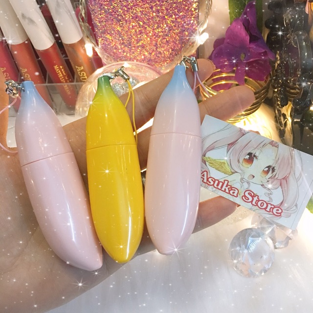 Thỏi Son Chuối (Rỗng)_ vỏ đựng son handmade