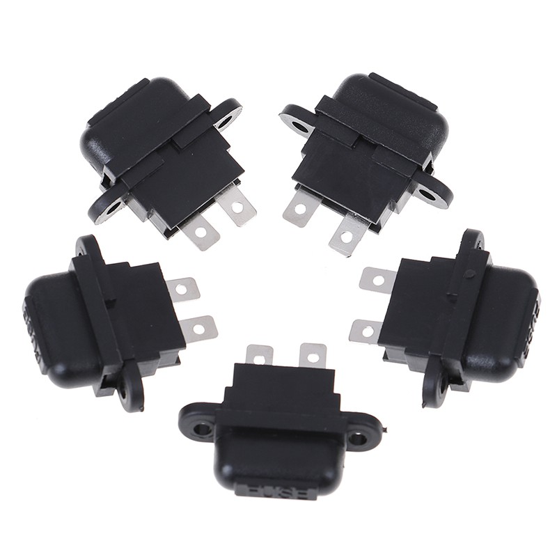 Bộ 5 Hộp Cầu Chì Tiêu Chuẩn 30a Chất Lượng Cao Cho Xe Hơi